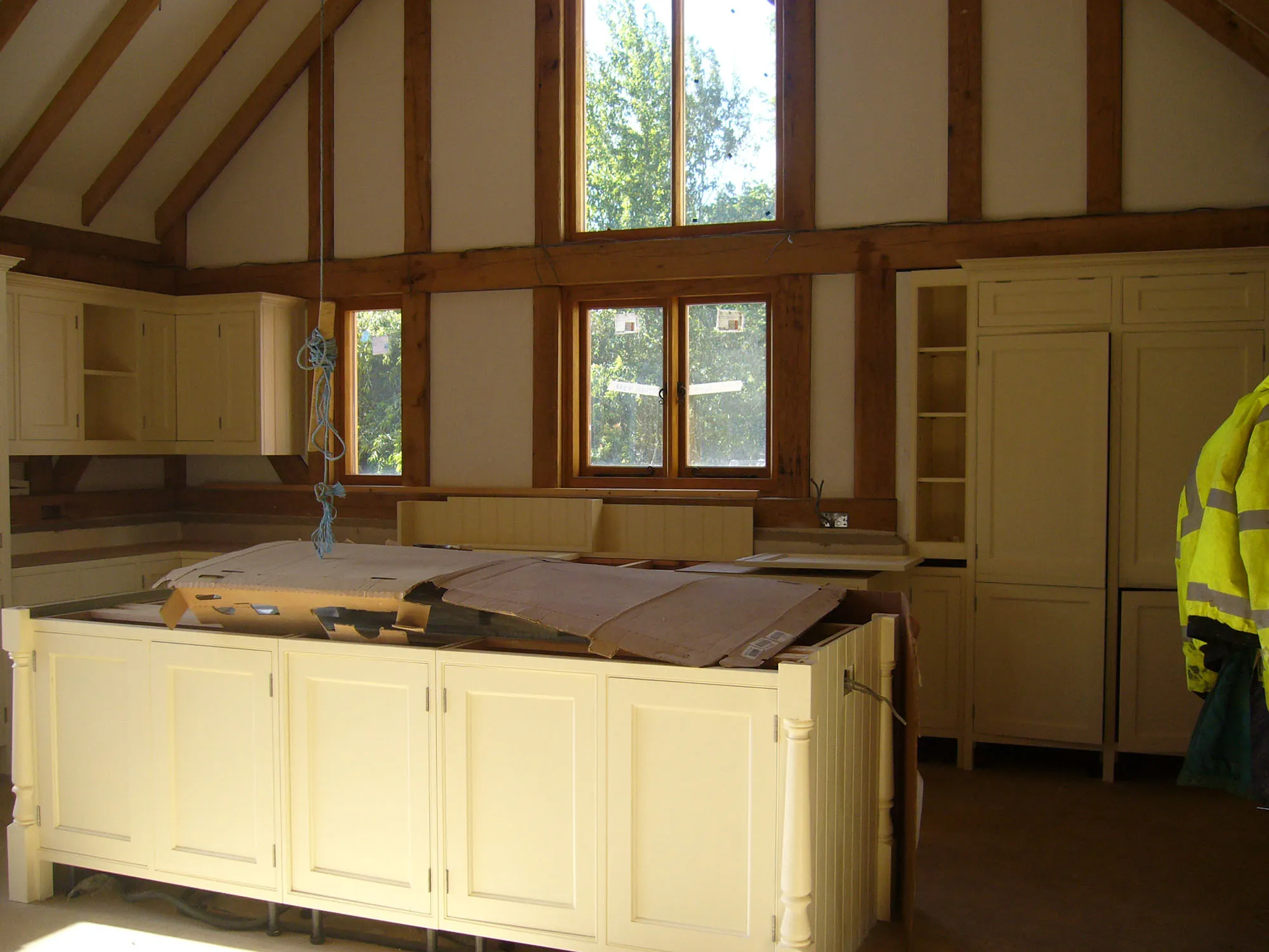 timber frame kitchen